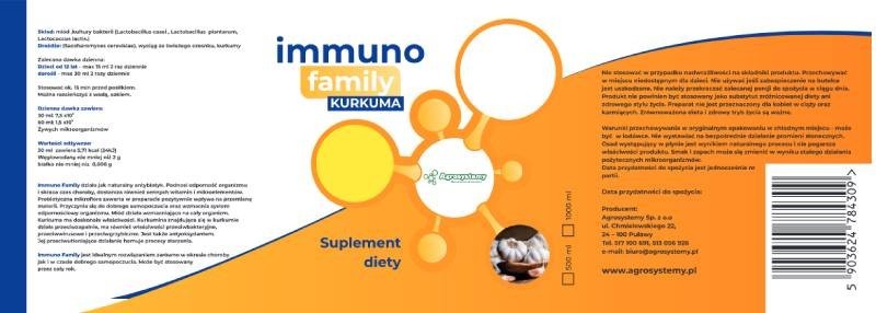 preparat na odporność- Immuno Family Kurkuma 3