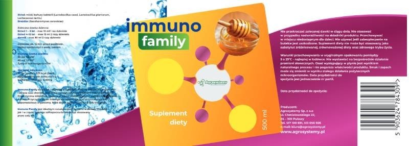 preparat na odporność - Immuno Family Miód 3